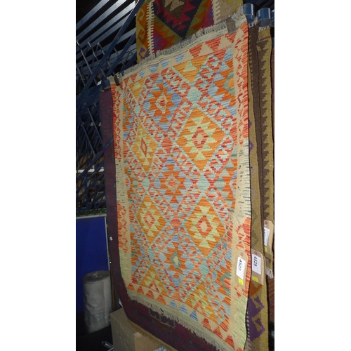 4527 - A Chebi Kilim rug approx 120x83cm