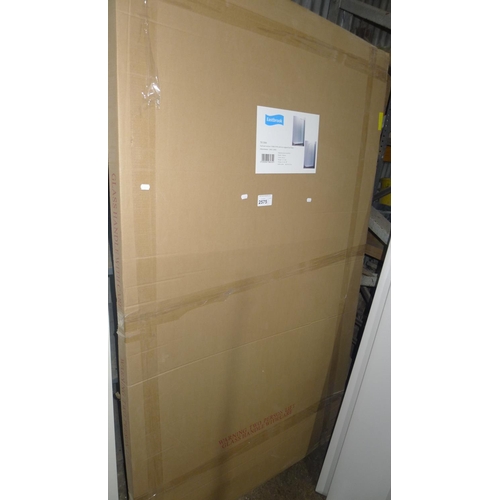 2575 - 1 Eastbrook walk in glass shower screen type Valliant WF11 58.046, glass is approx 1100mm w x 1950mm... 