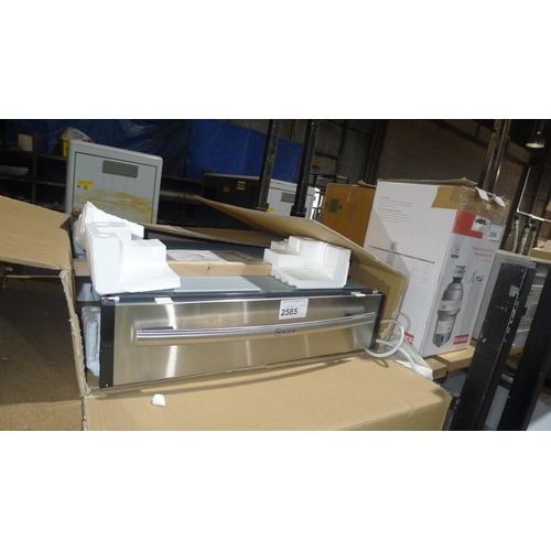 2585 - 1 Neff warming drawer type N7140N1GB, 240v, approx 60cm w x 56cm d x 14cm high - Boxed with instruct... 