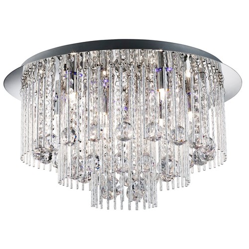 4384 - An 8 lamp LED flush mount ceiling light by Searchlight