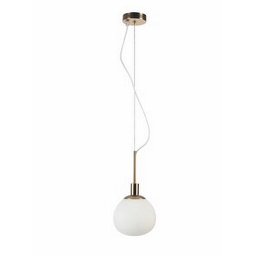 4387 - A single lamp globe pendant light type Jeri