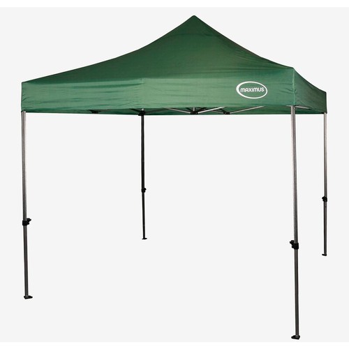 4399 - A 3m x 3m metal framed pop up gazebo by Maximus RRP £157 in green