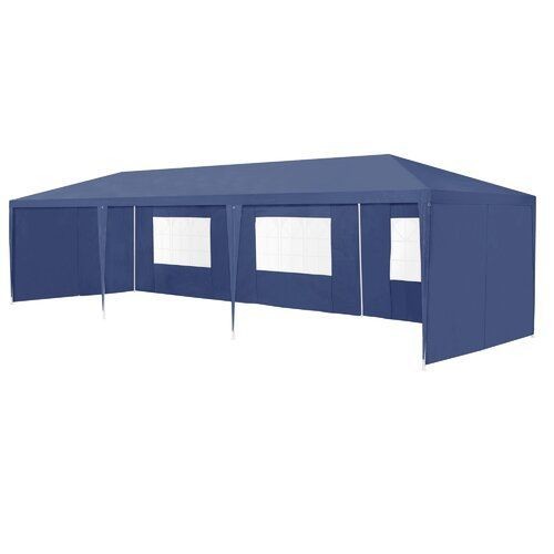 4424 - A 9mx3m steel popup party tent RRP £156