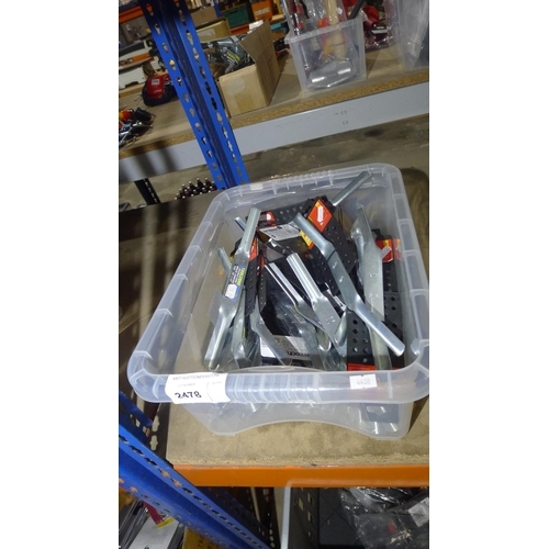 2478 - 1 box containing a quantity of Amtech and Toolzone brick jointers