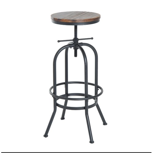 4465 - An industrial style tall stool