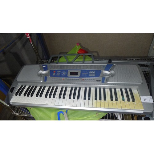 67 - A quantity of various items including a keyboard, books, printer etc