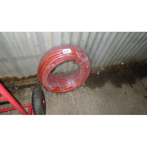 5174 - 1 x 30m coil of red hose by Moyne Roberts type Kiwa AX