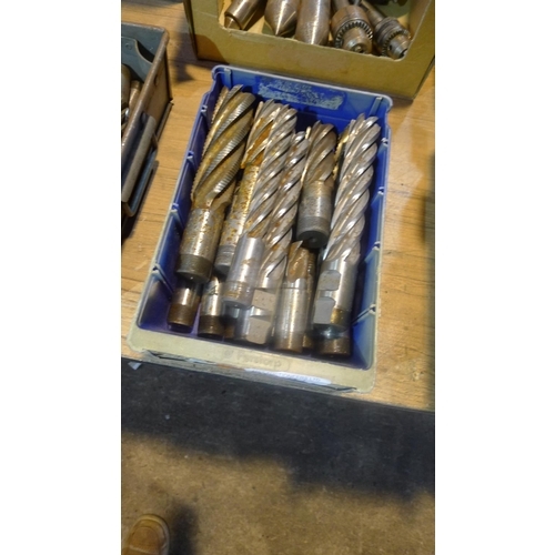 5080 - 1 box containing a quantity of various long milling cutters