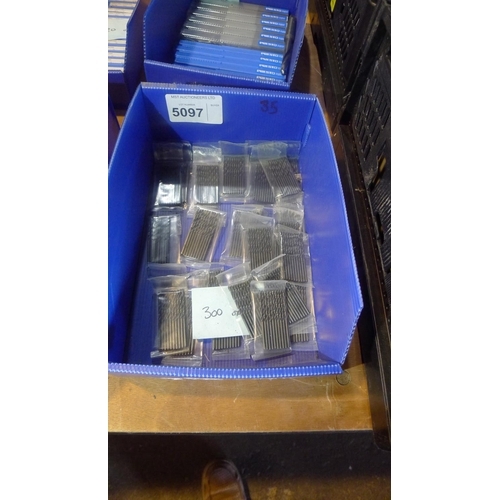 5097 - 1 box containing a quantity of approximately 300 x 2.85mm HSS jobber drill bits