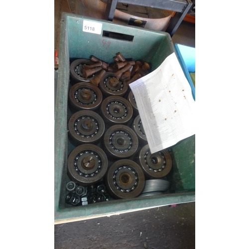 5118 - 1 box containing 24 roller bearings (unused)