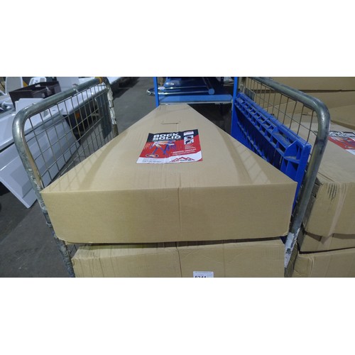 5341 - 2 boxes each containing one pair of metal trestle supports by Rock Solid Type RT65W, 65 cm high and ... 