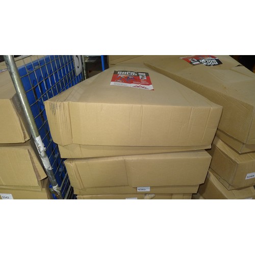 5343 - 2 boxes each containing one pair of metal trestle supports by Rock Solid Type RT65W, 65 cm high and ... 