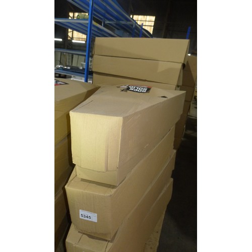 5345 - 2 boxes each containing one pair of metal trestle supports by Rock Solid Type RT65W, 65 cm high and ... 