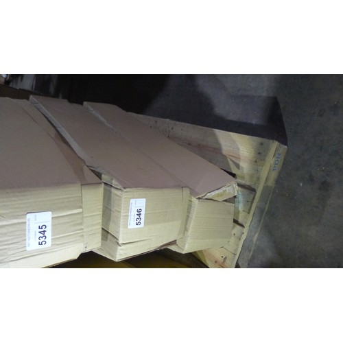 5346 - 2 boxes each containing one pair of metal trestle supports by Rock Solid Type RT65W, 65 cm high and ... 