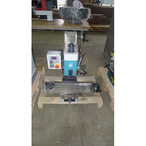 5373 - 1 bench top mill / drill type Sieg X 2. 7, 230v. RRP £1099 (SP015539)