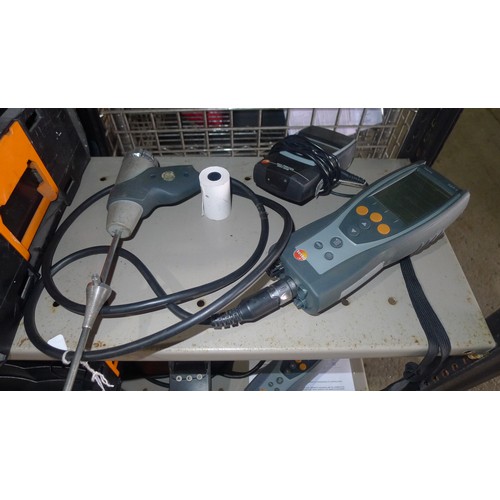 5360 - A Testo 327-1 gas analyser supplied in a carry case with various accessories including a probe and a... 