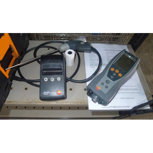 5361 - A Testo 327-1 gas analyser supplied in a carry case with various accessories including a probe and a... 