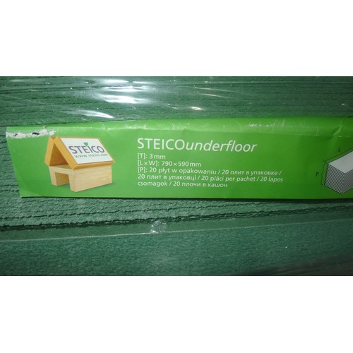 5182 - 1 pallet containing Steico under floor acoustic / insulation underlay tiles. The pallet contains 28 ... 