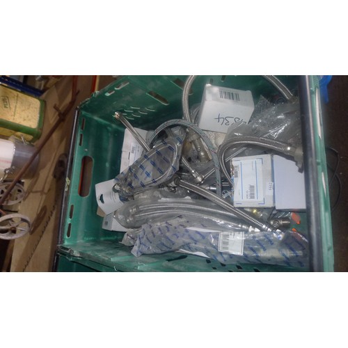 5220 - A quantity of various mainly plumbing related items including zone valves, thermostats, a vessel kit... 