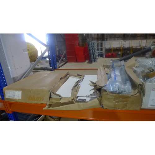 5282 - A quantity of various items including Capricorn tacker staples, drawer runners, brackets etc. Conten... 