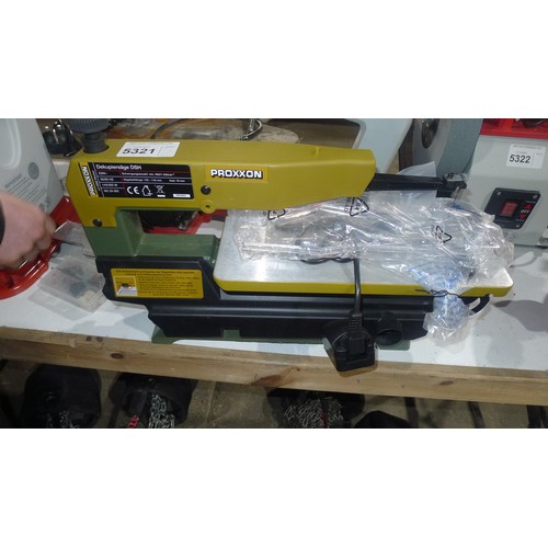 5321 - 1 bench top scroll saw by Proxxon type DSH, 2 speed, 240v RRP £229 (SP016908)