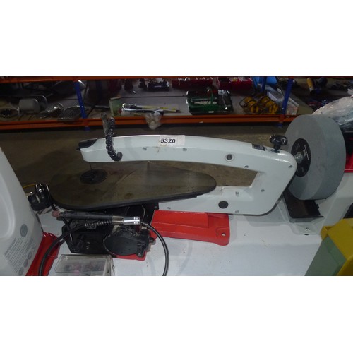 5320 - 1 bench top variable speed scroll saw type Craft, 456mm, 240v RRP £189 (SP016999)