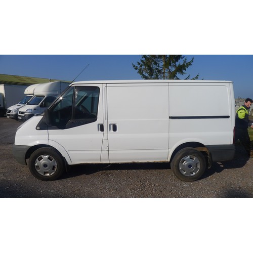 5433 - No VAT. Ford Transit 115 T280S Econ. FW TDCi 115PS, Panel can, White Reg FFZ 2423  29.01/2011, 2198c... 