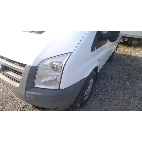 5433 - No VAT. Ford Transit 115 T280S Econ. FW TDCi 115PS, Panel can, White Reg FFZ 2423  29.01/2011, 2198c... 