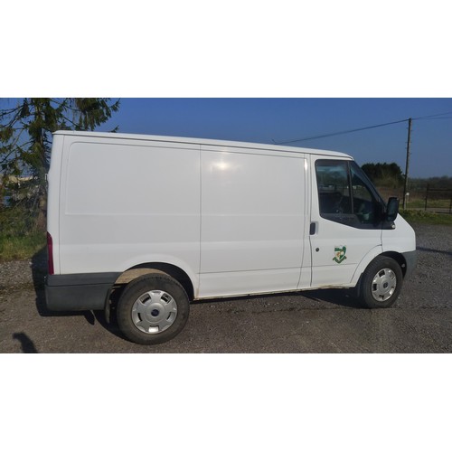 5433 - No VAT. Ford Transit 115 T280S Econ. FW TDCi 115PS, Panel can, White Reg FFZ 2423  29.01/2011, 2198c... 