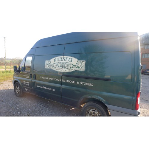 5434 - Ford Transit 130T 350L FWD Euro4 TDCI 130PS, High Roof Panel van, Reg WG06 VZS  24/08/2006, 2198 5sp... 