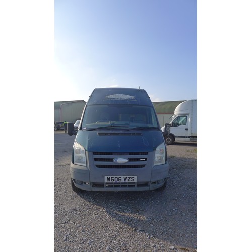 5434 - Ford Transit 130T 350L FWD Euro4 TDCI 130PS, High Roof Panel van, Reg WG06 VZS  24/08/2006, 2198 5sp... 