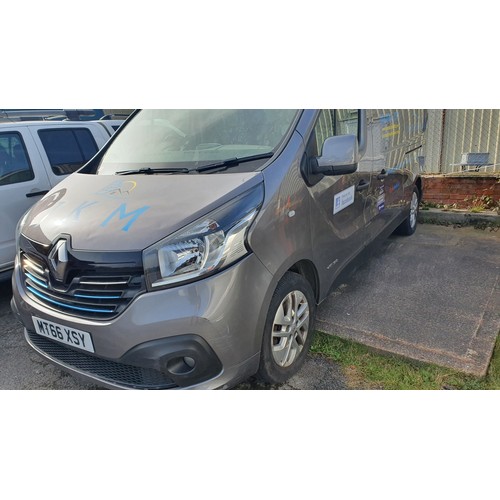 5432 - Renault Trafic LL29 Sport Nav DCi panel van, Oyster grey, Reg MT66 XSY 30/11/2016. 1598cc 6sp manual... 