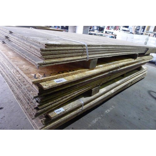 6083 - 19 sheets of Sterling board each approx 244cm x 122cm and several are thicker but mainly all 8/10mm ... 