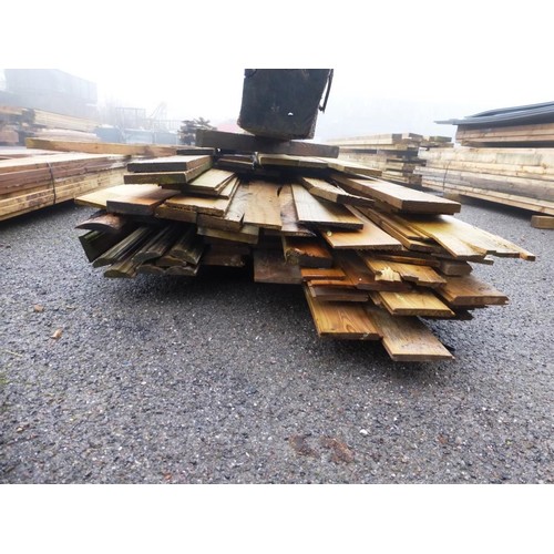 6063 - A quantity of various lengths of wood including 15cm x 2cm (6