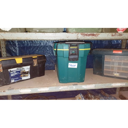 5403F - 3 plastic tool boxes