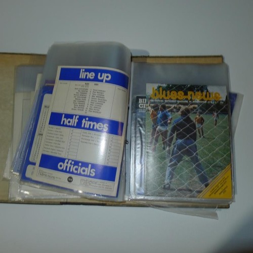 8117 - 1 pallet containing a large quantity of various football programmes and 1 black lever arch file cont... 