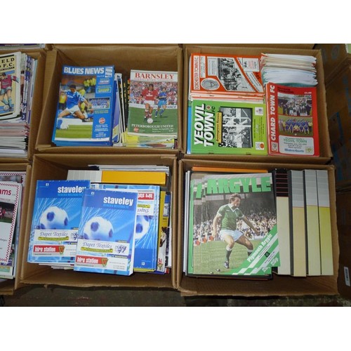 8118 - 1 pallet containing a large quantity of various football programmes and 1 black lever arch file cont... 