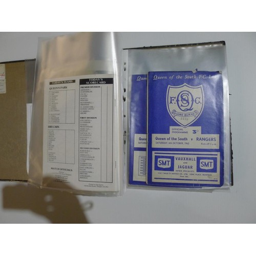 8125 - 1 pallet containing a large quantity of various football programmes and 1 black lever arch file cont... 