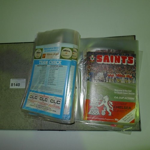 8140 - 1 pallet containing a large quantity of various football programmes including testimonials / charity... 