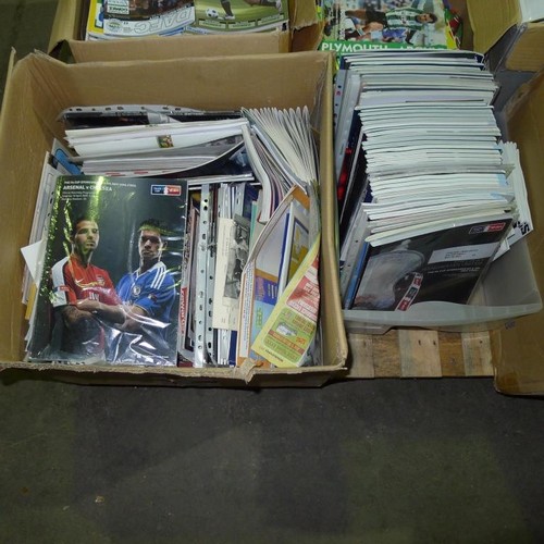 8157 - 1 pallet containing a large quantity of various football programmes including FA Cup finals and Semi... 