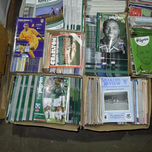 8161 - 1 pallet containing a large quantity of various football programmes and 1 black lever arch file cont... 