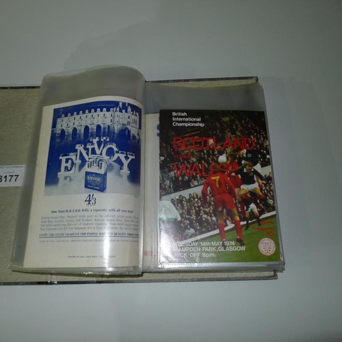 8177 - 1 pallet containing a large quantity of various football programmes, clubs include Chelsea and Plymo... 