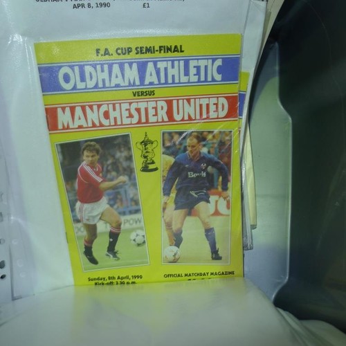 8194 - 1 box containing a quantity of various FA Cup Finals / Semis and Charity Shield football programmes ... 