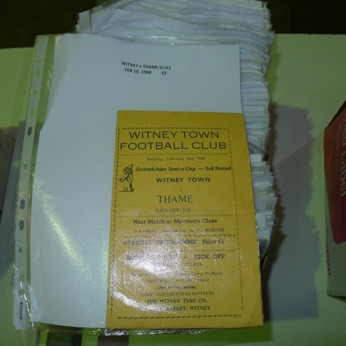 8196 - 1 box containing a quantity of various League v Non League FA Cup football programmes mainly from th... 