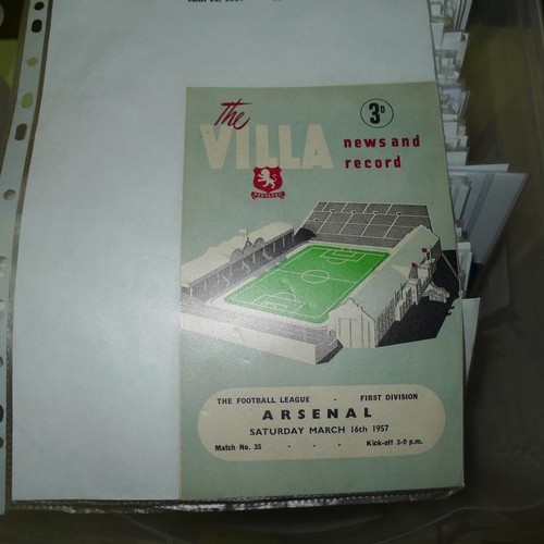 8199 - 1 box containing a quantity of various football programmes mainly from the 1950s and 1960s. Clubs in... 