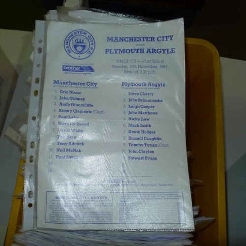 8200 - 1 box containing a quantity of Bristol Rovers and various other clubs football programmes mainly fro... 