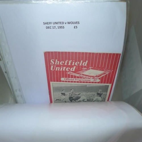 8207 - 1 box containing a quantity of various football programmes mainly from the 1950s and 1960s. Clubs in... 