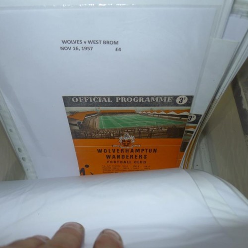 8208 - 1 box containing a quantity of various football programmes mainly from the 1950s and 1960s. Clubs in... 