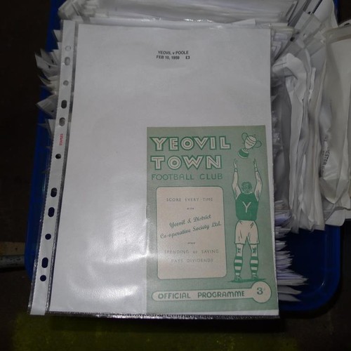 8211 - 1 box containing a quantity of various Non-League Southern clubs football programmes mainly from the... 