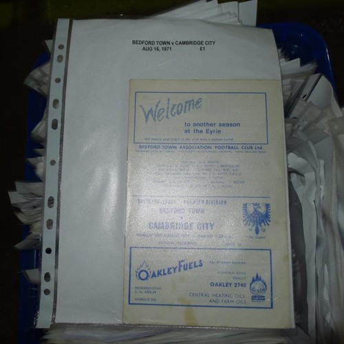 8211 - 1 box containing a quantity of various Non-League Southern clubs football programmes mainly from the... 